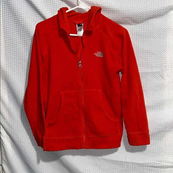 The North Face Kids Bright Red Hoodie - Picture 1 of 5